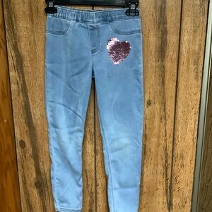 Girls Carters Flip Sequin Stretch Jeans